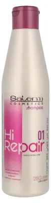 Produktbild von Salerm Cosmetics 8420282010566, 250 ml, Shampoo, Professionell, Frauen, beschädigtes Haar, Reparatur, Glanz, Weichmachend