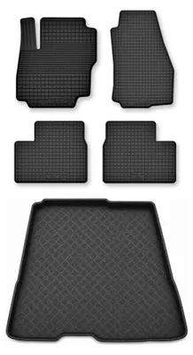 Immagine prodotto di Tappetini a vasca + bagagliaio per Ford Tourneo Connect II 2013-2017 5 pezzi