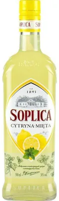 Obrázok produktu pre Soplica Citrónová mäta 0,5L - Citrónovo-mäťový likér
