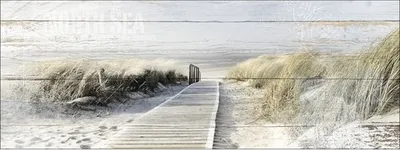 Produktbild von Leinwandbild Seeblick III 77x27 cm