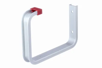 Produktbild von Alberts Deckenhaken | abgewinkelt | Aluminium | Hakentiefe 120 mm | Gesamthöhe 160 mm | 10er Set