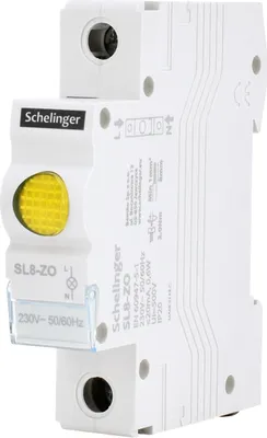 Produktbild von Leuchtmelder Phasenprüfer Kontrolllampe 1-Phase Gelb