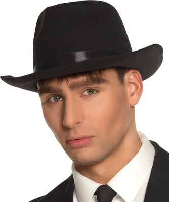 Produktbild von Al Capone Hut schwarz