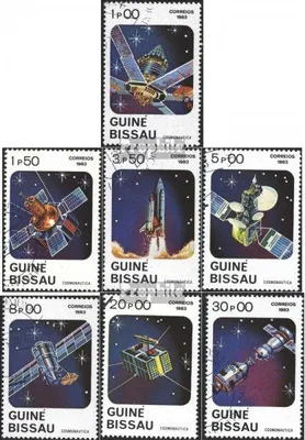 Produktbild von Briefmarken Guinea-Bissau 1983 Mi 666-672 (kompl.Ausg.) gestempelt Raumfahrt
