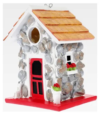 Produktbild von Robustes Hängendes Vogelhaus aus Wetterfestem Kunstharz für Gartenvögel
