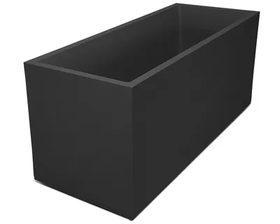 Produktbild von ondis-24 Pflanzkübel, anthrazit, Basalt, doppelwandig, Kunststoff, Modell 100, 100x40x43 cm, für Garten, Balkon & Terrasse