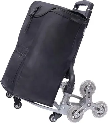 Immagine prodotto di Trasportatore per scale pieghevole, carrello per salire le scale, carrello trasportatore, carrello per sacchi, maniglia regolabile in tre posizioni. Utilizzato per trasportare merci, spedizioni e oggetti pesanti