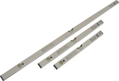 Produktbild von Wasserwaagen Set - 60 / 80 / 150 cm - mit hoher Genauigkeit (0,5mm/1m)