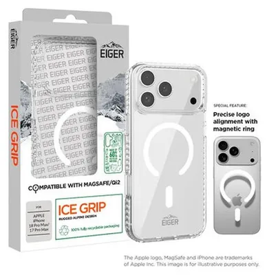 Produktbild von Eiger IceGrip MagSafe Case iPhone 18 Pro Max uw transp. EGCA01050