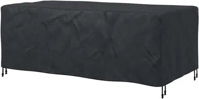 Obrázek produktu pro Obdélníkové ochranné plachty na zahradní nábytek – voděodolné a odolné proti UV záření – 200 x 110 x 70 cm – černé