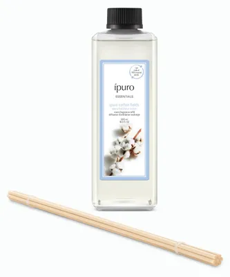 Immagine prodotto di ipuro 1010055 ipuro Raumduft-Nachfüller ESSENTIALS Cotone fields blumig 500,0 ml, 1 St.