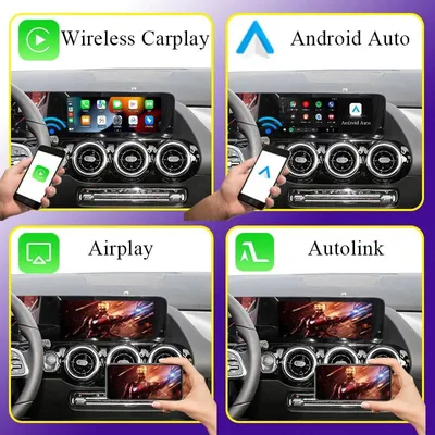 Immagine prodotto di Adattatore CarPlay wireless, interfaccia Android Auto, connessione Bluetooth, soluzione multimediale per auto