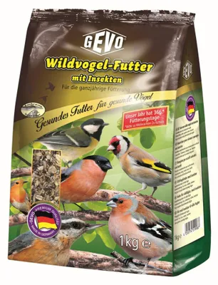 Artikelbild 1 von 'Wildvogelfutter mit Insekten (1 kg)' aus der Kategorie Gartenvogelfutter