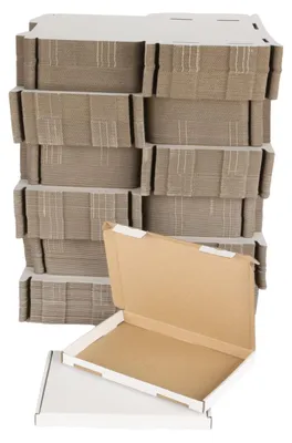 Produktbild von Großbriefkarton DIN A5 - 230 x 160 x 20 mm, weiß 300 Stück