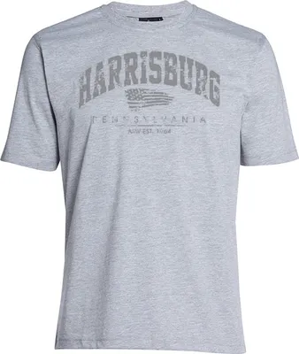Produktbild von Übergrößen T-Shirt Harrisburg Grau AHORN SPORTSWEAR grey melange 3XL
