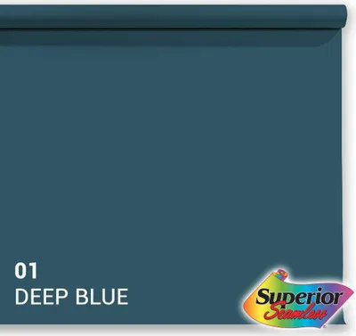 Immagine prodotto di Carta di fondo superiore 01 Deep Blue 1,35 x 11 m