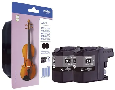 Immagine prodotto di Brother LC127XLBK - Cartuccia d'inchiostro ad altissima resa - Nero - originale - per Brother DCP-J4110DW, MFC-J4410DW,