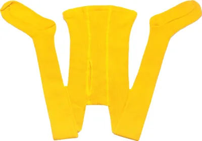 Produktbild von Herrenstrumpfhosen aus Baumwolle Rippe Gelb Größe 54-56