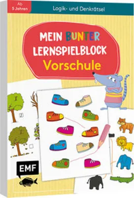 Obrázek produktu pro Mein bunter Lernspielblock - Vorschule: Logik- und Denkrätsel