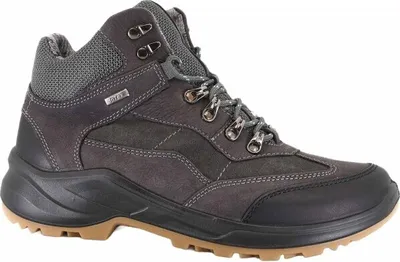 Produktbild von Jomos Herren Nubukleder Trekking Stiefel in schwarz-grau, Extra Weite H, 9 cm Schafthöhe, Nässeschutz und atmungsaktiv mit JoTex