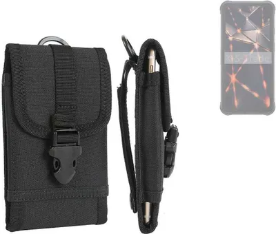 Produktbild von K-S-Trade Holster Handy Hülle kompatibel mit Cubot KingKong Power Holster Handytasche Gürtel Tasche Schutz Hülle Robust Outdoor schwarz