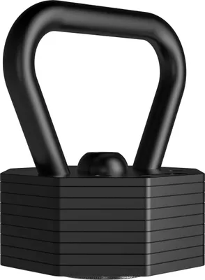 Produktbild von Tunturi Rapid Verstellbare Kettlebell – 19,5-kg-Kettlebellset – Verstellbar von 3,5 bis 19,5 kg – 9 Kettlebells in einem – Gewichteset für das Homegym