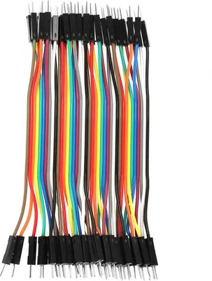 Image de 3pcs Colorful 10cm Jumper Wires Kit 40pin M to F / 40pin M to M / 40pin F to F for Breadboard