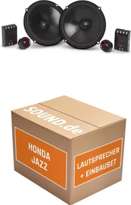Produktbild von Lautsprecher Boxen Einbaupaket Front JBL Stage3 607CF passend für Honda Jazz GD | 2x Tief-Mitteltöner 2x Hochtöner