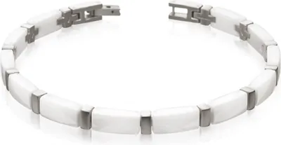Produktbild von Boccia Damen Armband 0371-03 Titan Ceramic weiß