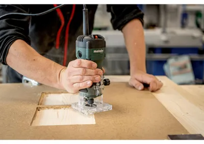 Produktbild von Metabo FM 500-6 Kantenfräse (leichte & kompakte Fräse, Kantfräse) # 601741000