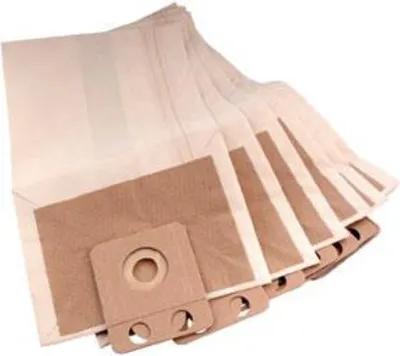 A stack of paper vacuum cleaner bags.