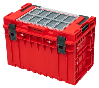 Produktbild von Toolbrothers RHINO XXL Werkzeugkoffer ULTRA Handling+ Höhe XL 52 l IP66 mit herausnehmbaren Trennwänden + Boxen
