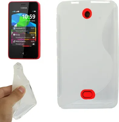 Produktbild von Handyhülle Schutz TPU für Handy Nokia Asha 501 transparent