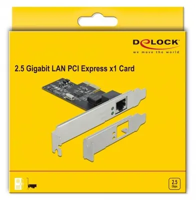 Produktbild von Delock PCI Express x1 Karte auf 1 x 2,5 Gigabit LAN