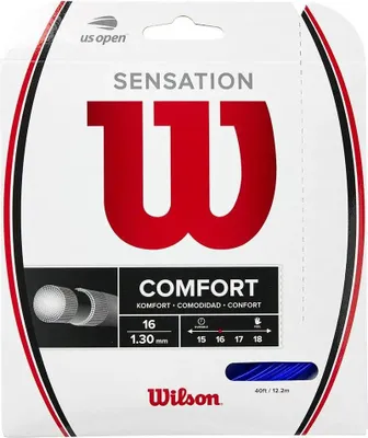 Zdjęcie produktu dla Pojedyncza struna tenisowa Wilson Sensation 16 12.2 M Transparent 1.30 mm Transparent 1.30 mm