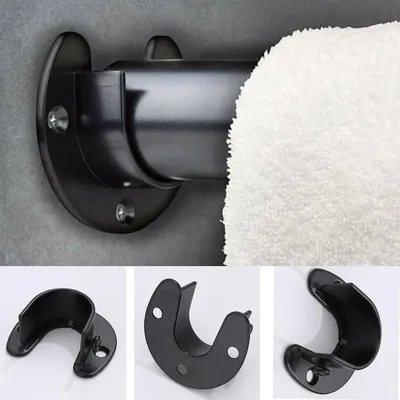 Immagine prodotto di Portacanne in acciaio inox - 4 pezzi - nero - 32 mm