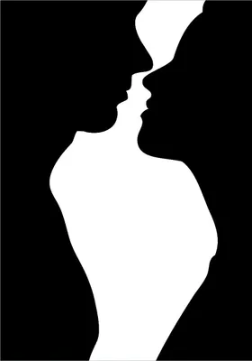 Produktbild von Wallario Poster - Mann und Frau, Kunstdruck Größe: 70 x 100 cm