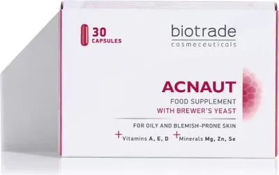 Produktbild von Biotrade Acnaut Nahrungsergänzungsmittel bei unreiner Haut30 Kapseln