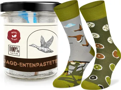 Produktbild von SKIETY - Socken Uni Damen Herren Jagdpastete aus Ente - 35-38
