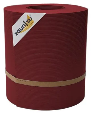 Produktbild von Sichtschutzstreifen zaun|zu RILLE MAXI 26m Rolle Blende für 24cm Gittermatten Bordeauxrot 26m