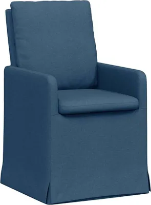 Immagine prodotto di vidaXL Sedie da pranzo 2 pezzi Blu 57 x 67 x 98 cm Tessuto