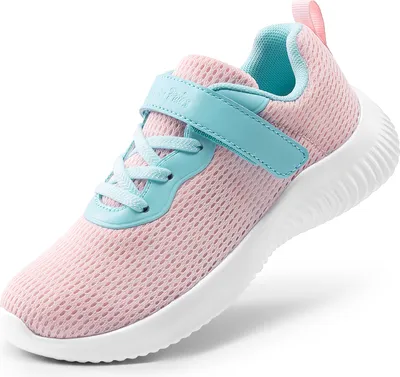 Produktbild von DREAM PAIRS Turnschuhe Jungen Mädchen Schuhe Kinder Sneaker Tennis Atmungsaktiv Laufschuhe Sportschuhe,Size 35,Rosa/Blau-Mesh,KRIDER-1