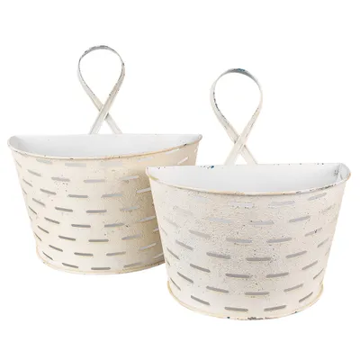 Zdjęcie produktu dla Stojak na rośliny Clayre & Eef beżowy żelazny