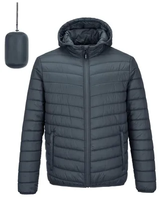 Produktbild von Winterjacke gefütterte Jacke wasserdicht - Herren - Schwarz - Für den Winter