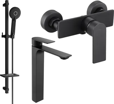 Immagine prodotto di Mexen Alexa DQ40 set doccia, nero - 71214DQ40-70