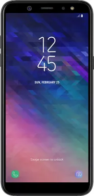 Produktbild von Samsung Galaxy A6 14,25 cm (5,6 Zoll) Display, Dual-SIM, 32GB, Farbe: Schwarz