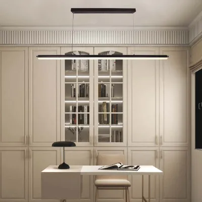Obrázok produktu pre Dizajnové závesné svietidlo - IP20 - Čierne puzdro - 23 Watt - 2130 Lumen - 4000K