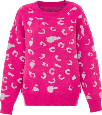 Image de Pull en maille ebeeza pour femme - rose, M