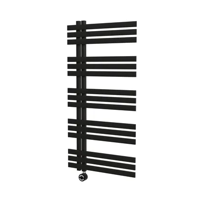 Produktbild von Schulte Badheizkörper IGNIS, 120x60 cm, Schwarz, Anschluss unten links