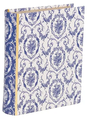 Produktbild von Clayre & Eef Aufbewahrungsbox Bücher 17x14x5 cm Weiß Blau Karton